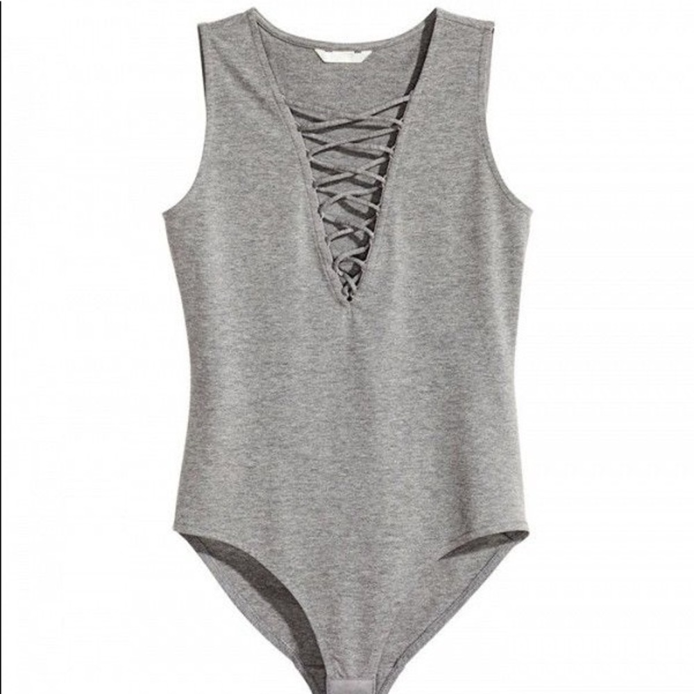 H&M Grey Bodysuit